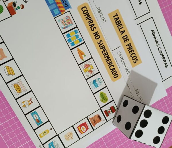Jogo Tabuleiro de Compras