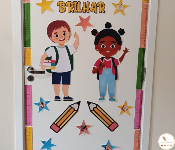 Decoração de Porta - Juntos Vamos Brilhar - Imagem 3