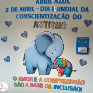 Painel Abril Azul – Conscientização do Autismo