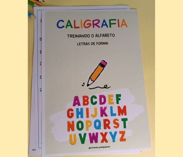 Atividade de Caligrafia – Letras de Forma Maiúsculas e Minúsculas - Imagem 3