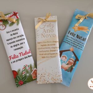Embalagem para chocolate - Natal e Ano Novo