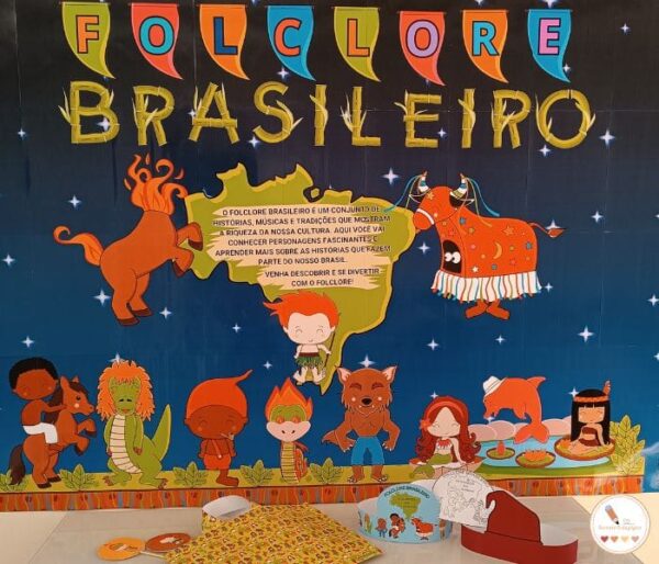 Kit Folclore Painel, Sacola e Coroas - Imagem 4