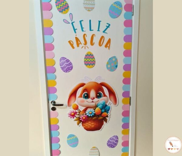 Decoração de Porta - Coelhinho