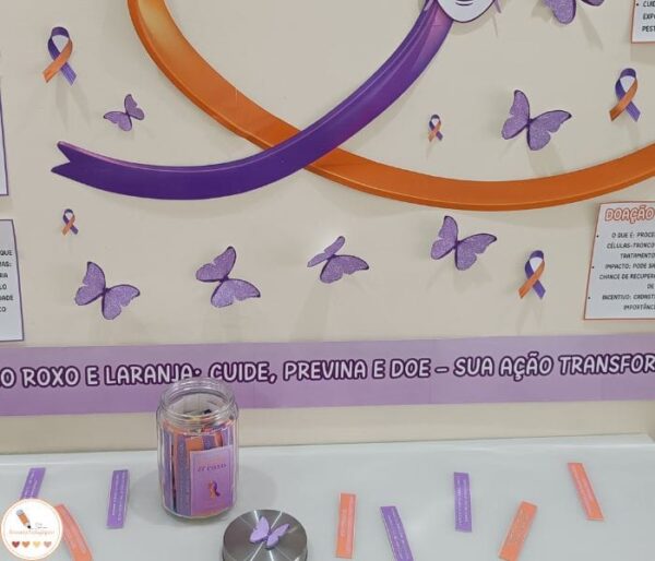 Kit Interativo Fevereiro Roxo e Laranja - Imagem 3