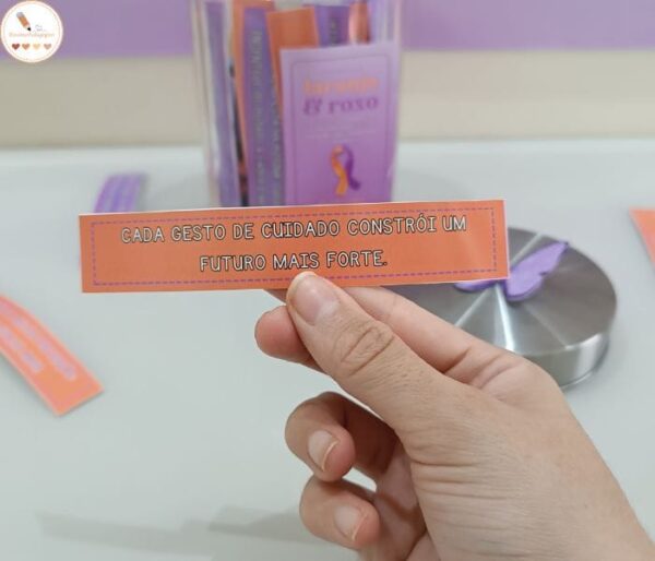 Kit Interativo Fevereiro Roxo e Laranja - Imagem 4