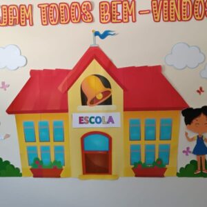 Painel de Boas-Vindas à Escola