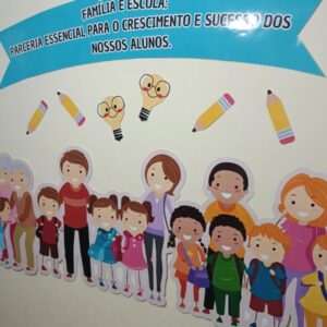Painel Reunião de Pais - Família e Escola