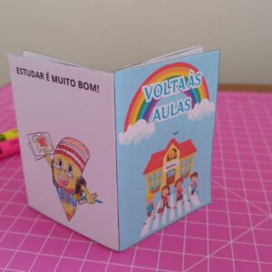 Livrinho de colorir - Volta às Aulas