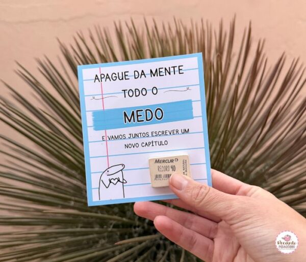 Lembrancinha Apague da mente todo o medo - Flork - Imagem 4