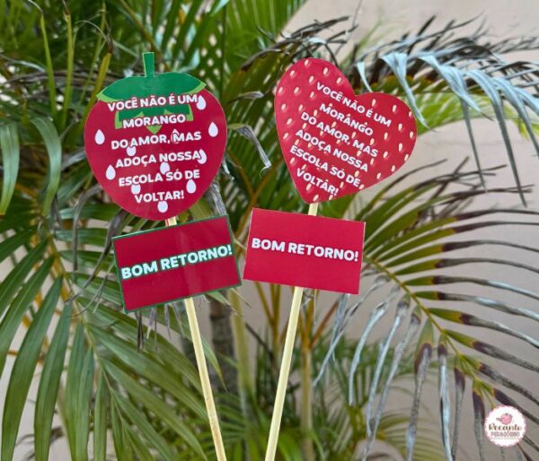 Lembrancinha Morango do Amor - Bom Retorno - Imagem 3