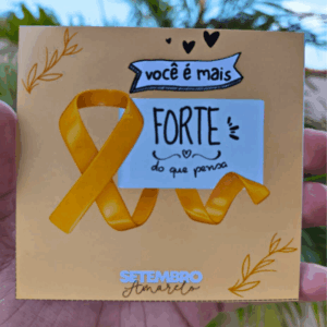 Cartão Setembro Amarelo