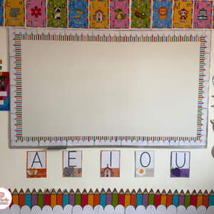 Borda de Lousa e Barrado de Parede – Tema Cores