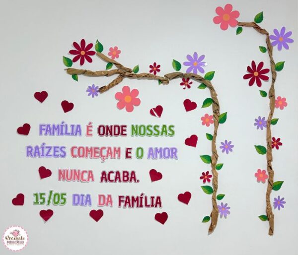 Painel Dia da Família - Onde nossas raízes começam e o amor nunca acaba - Imagem 2
