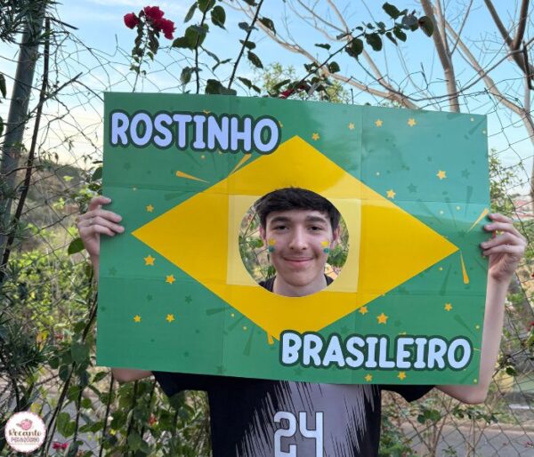 Rostinho Brasileiro - Moldura para Foto