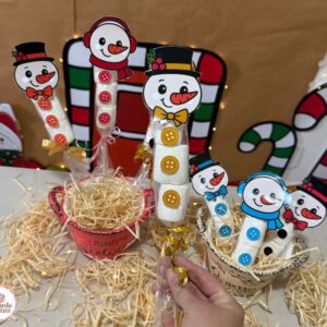 Boneco de Neve de Marshmallow