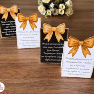 Porta-Bombom – Agradecimento à Equipe