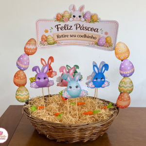 Cesta de Páscoa – Coelhinhos