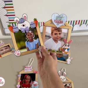 Moldura de Páscoa – Coelhinho