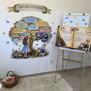Painel Árvore Literária – Cantinho da Leitura